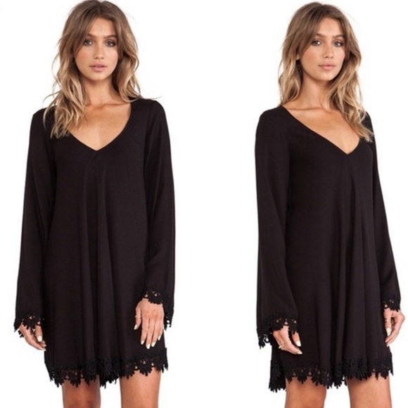 For Love And Lemons Dresses & Skirts - For Love and Lemons black boho dress